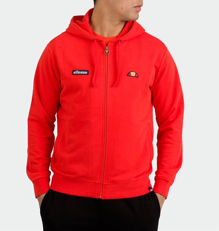 Ellesse piping panel clearance full zip hoodie