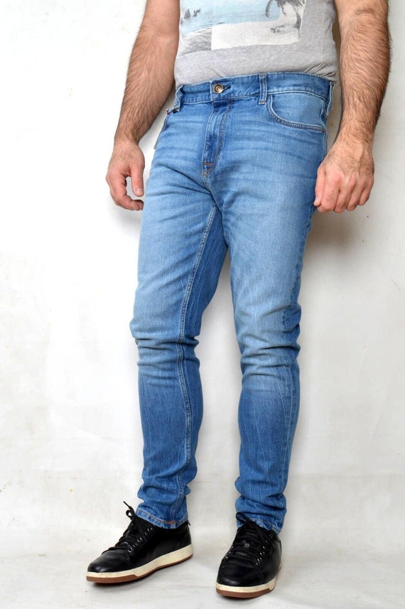 SCANTON Men Nice Stretch Etsy - Jeans Slim Blue BNWT Flex Hilfiger TJ Denim Fit Tommy