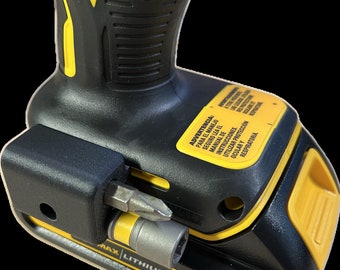 Carbon Fiber Plastic Bit Holders for 20v Dewalt drill/driver/impact. Magnetic.