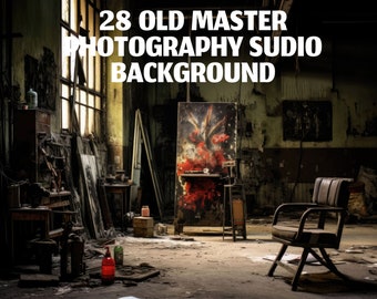 28 Old Master Background, Photography Portrait background Portrait studio backdrop Grunge background, Portrait studio Background Digital JPG