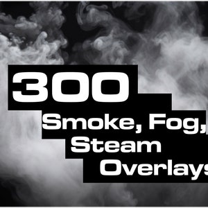 Smoke Overlay, Fog Overlay, Steam Smoke Overlay Cloudy Smoke Overlay, White Black Smoke Overlay, Premium Smoke Mega Pack PNG Photo Design