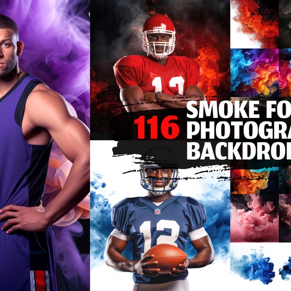 116 Smoke Fog Digital Photography Backdrops Sports Background for Football Softball Basketball Tennis Poster Soccer Banner Smoke background