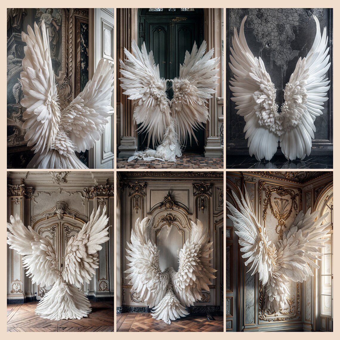 Palace Angel Wings Digital Backdrops, Digital Backdrops, Photography ...