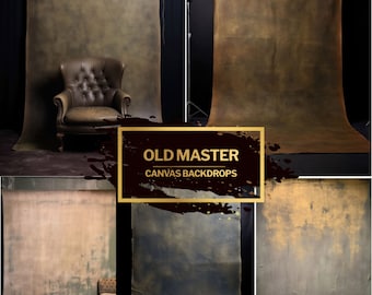 34 Old Master Photography Studio Background Canvas, Vertical portrait background, Portrait studio backdrop, Grunge background, Portrait