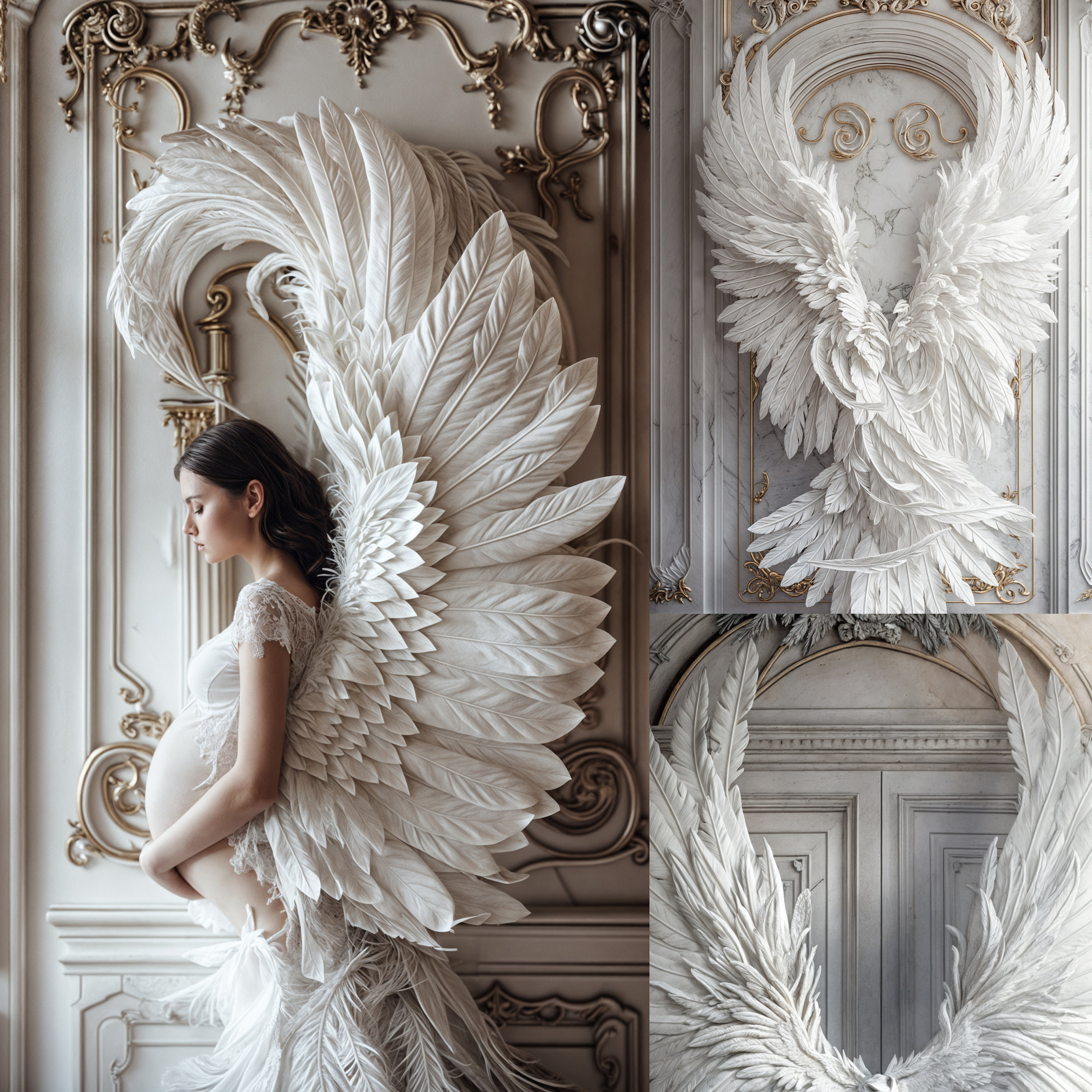 Maternity Backdrops Angel Wings Backdrops, Studio Backdrops Maternity ...