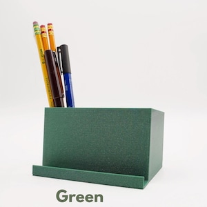 3D Printed Desk Organizer: Name Plate Stand & Pen Holder