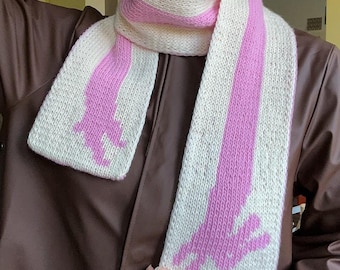 Bunny Scarf Knitting Pattern | Double Knit