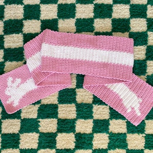 PDF Bunny Scarf Crochet Pattern | Cute Easy Beginner Project | Handmade Gift Idea | Rabbit Hare Guinea Pig | Accessory Shawl Autumn Winter