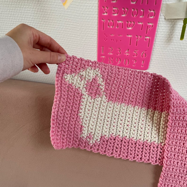 PDF Sausage Dog Scarf Crochet Pattern Cute Easy Beginner Etsy