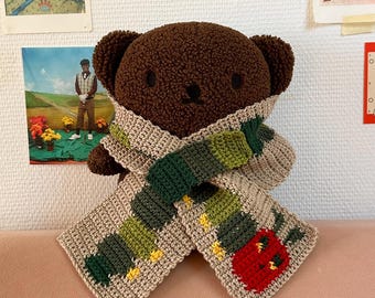 Caterpillar Scarf Crochet Pattern for Kids, Toddlers | Beginner Level