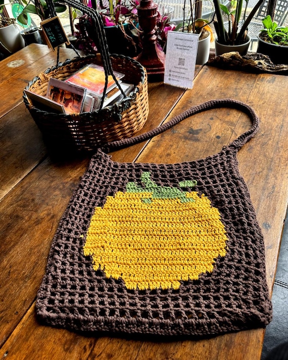 Tomato Market Bag Crochet Pattern | Beginner Level - Etsy