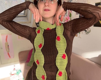 Olive Scarf Crochet Pattern | Quick, Easy Project