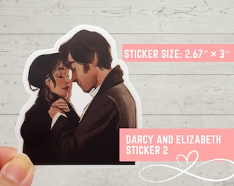 Pride and Prejudice Sticker: Jane Austen Book Decal