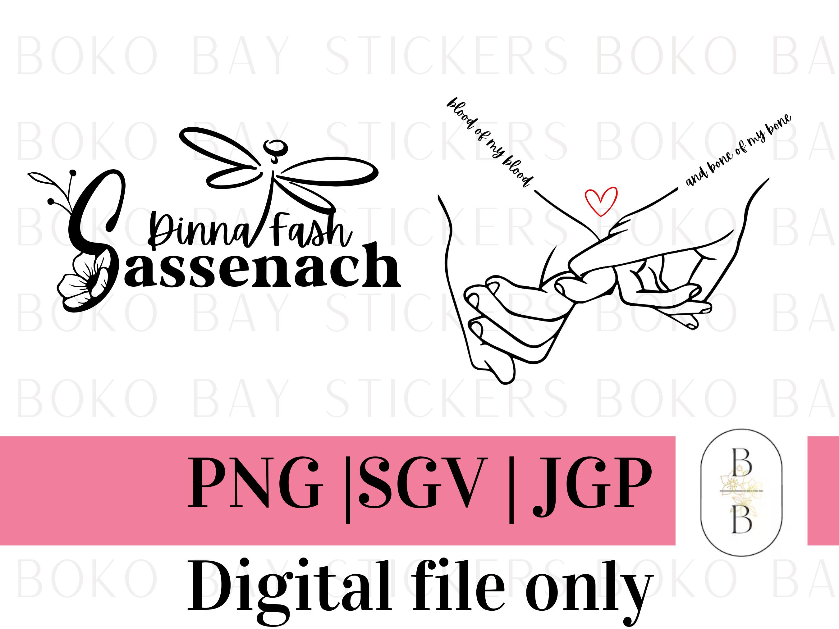 Outlander Sassenach Bundle | Dinna Fash SVG PNG JPG (digital File) - Etsy