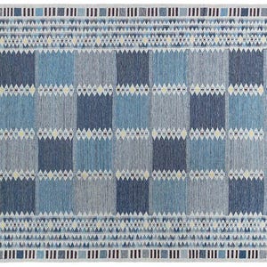Doris Leslie Blau Midcentury Swedish Yellow Flat-Weave Rug by Ingegerd Silow