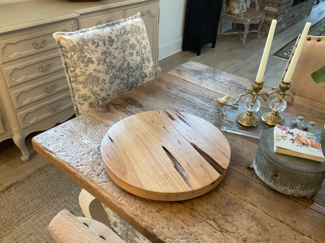Lazy Susan From Antique Cypress Etsy