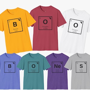 Periodic Table Halloween Shirts, Matching Group Costumes for Teachers, Group Costumes for Friends, Group Halloween Costume Ideas Cute