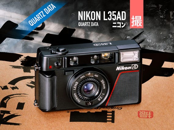 Nikon L35AD | 'Pikaichi' | QUARTZ DATE |  Serviced