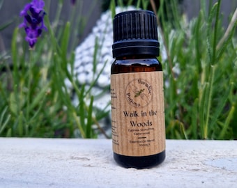 Walk in the Woods Essential Oil Blend 5ml - Earth - Aromatherapy blend Cypress, Scots pine, Cedarwood for grounding, stress relief, relaxing