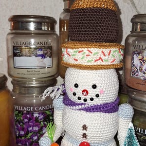 PDF Pattern Crochet: Snowman Nutcracker - Pattern ONLY - English and Dutch