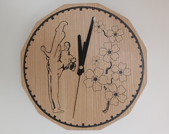 Wooden wall clocks, Modern wall clocks, Wall decor, Wooden clocks, Dojo, nursery clocks.