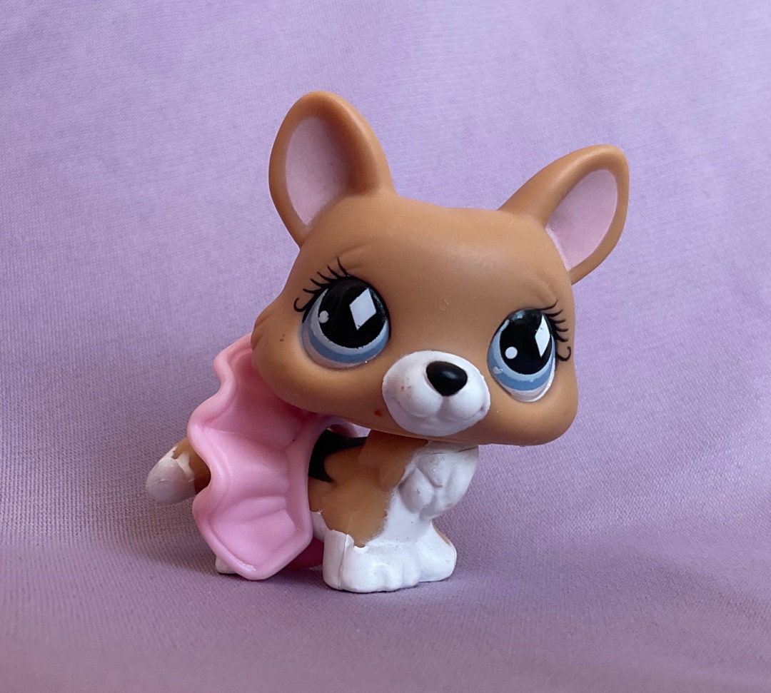 Lps Littlest Pet Shop 639 With Pink Skirt Etsy