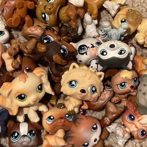 Littlest Pet Shop 3 Pets Mystery Box Lot W/ at Least 1 Dog or Cat