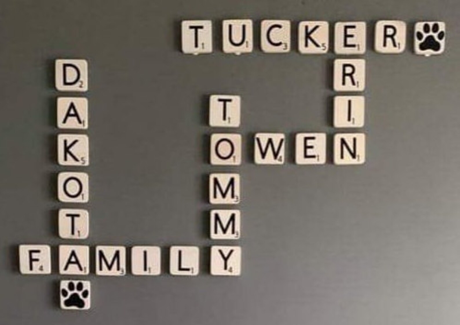 3.5in Personalized Wooden Scrabble Wall Tiles Large Scrabble Etsy