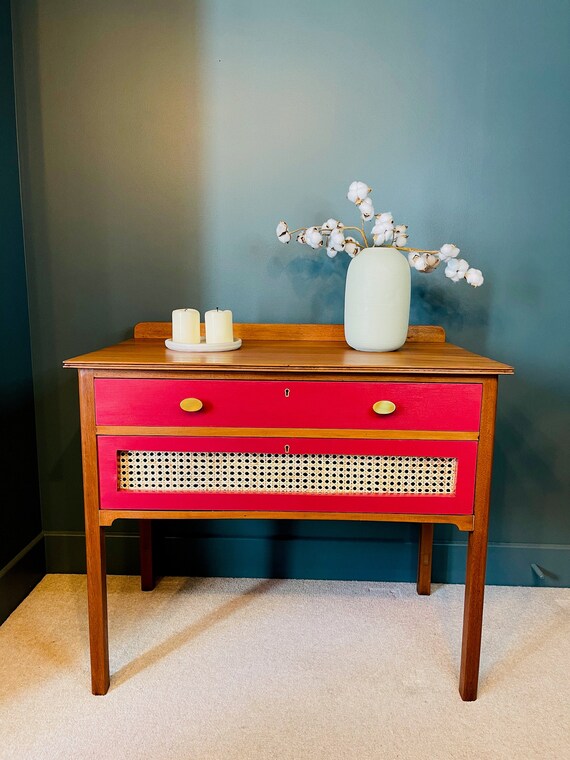 pink and brown dresser Madame Chest in Mink