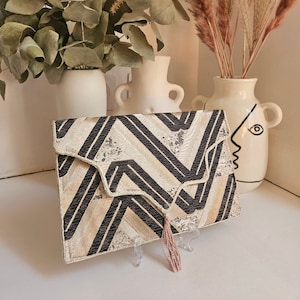Pochette mariage dorée et noire à bandoulière idéale pour une soirée ou pour une cérémonie sac dorée cadeau chic femme, copine, amie