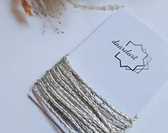 Fita de seda Fita de Natal Fita de seda para artesanato Fita marroquina SFIFA Fita de prata Fita trançada de Natal Fita de seda para decoração de festa