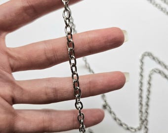 Zilveren handtasketting zilveren ijzeren tasketting schouderriem zilveren ketting handtasketting schoudertasketting