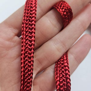 Silk ribbon Christmas ribbon silk craft ribbon Moroccan craft ribbon sfifa red ribbon Christmas braided ribbon silk ribbon party decoration