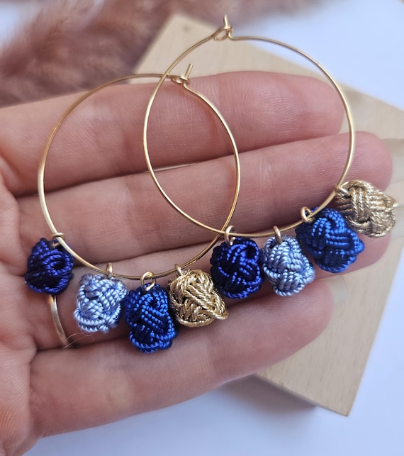 Creole Pearl Earring Creole Pearl Dangling Colorful Creole Pearl