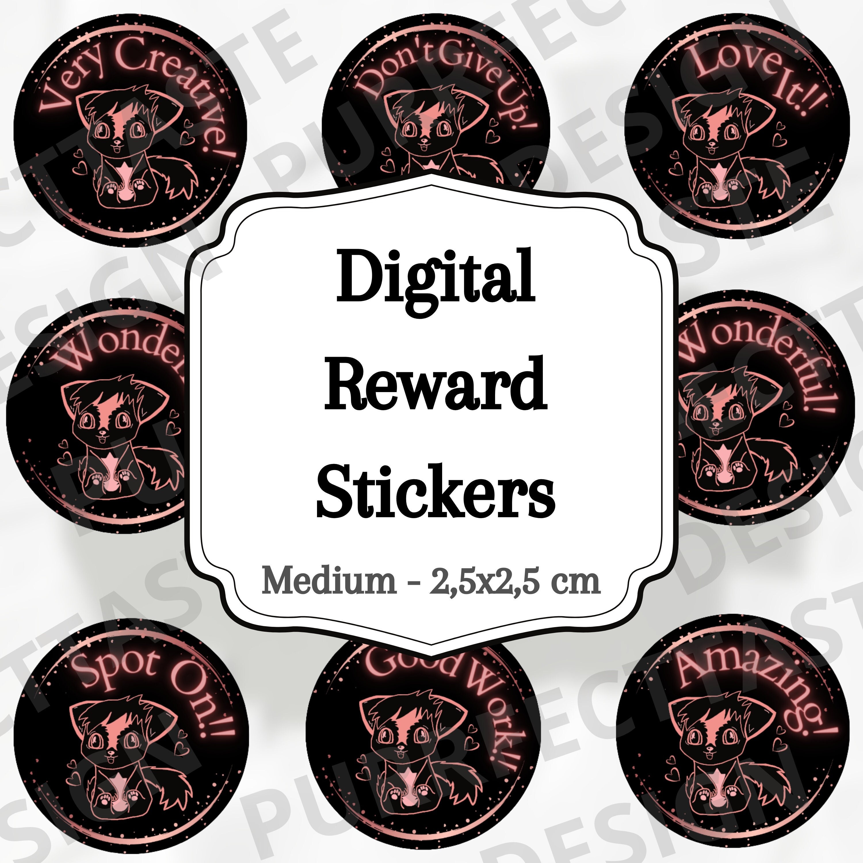 500pcs School Teacher Reward Sticker Merit Kids Encouragement Motivational  Label