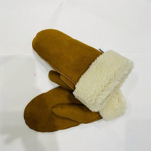 Sheepskin mittens - Shearling gloves Unisex
