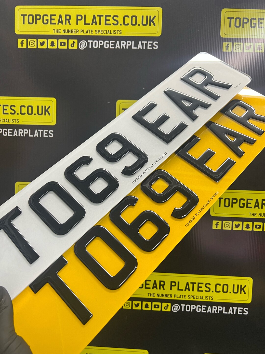 3D Black Gel Domed Number Plates Road Legal AND Show Plates Etsy UK
