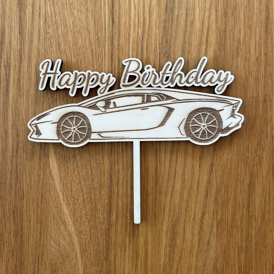 Lamborghini Aventador I Cake Topper Car Cake Topper for - Etsy