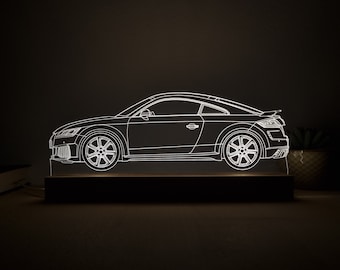 Table Lamp Car Lover Gifts I German Car Night Light I Gift for Boyfriend I Sport Car Design I Led Lights as a Gift for Him I sports car