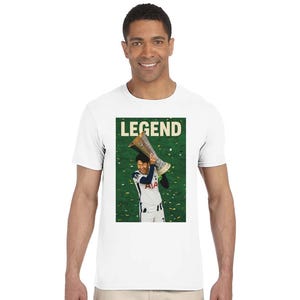 Son Heung-min Europa League Winner T-Shirt | Tottenham Trophy Celebration Tee | Spurs Legend Football Shirt