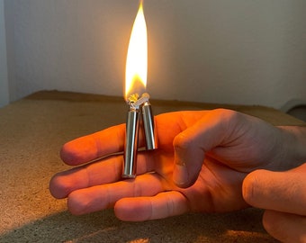 Accendino-Regali Di Natale Di Compleanno-Groomsmen-Regalo Da Papà-Idea Regali Di Natale, Accendino Estetico-Accendino Freddo-Accendisigari