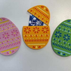 Porte-cartes cadeau (oeuf de Pâques)