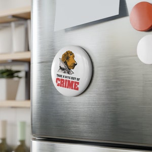 McGruff Button Magnet, Round (1 & 10 pcs)