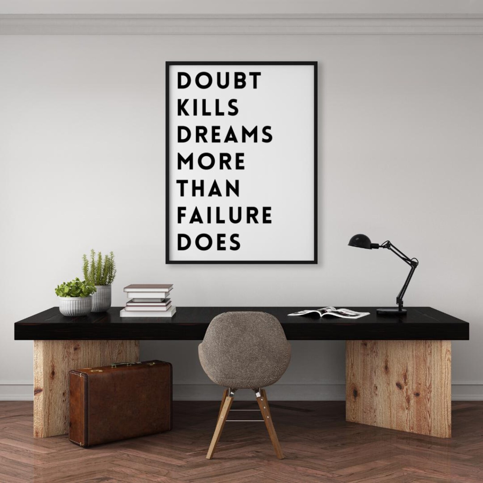 Minimalist Neutral Affirmation Printable Wall Art Motivational Quote ...