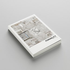 Plantilla de portafolio / Diseño minimalista / Arquitectura / Revista / Plantilla de diseño de interiores / Adobe InDesign / A4 /