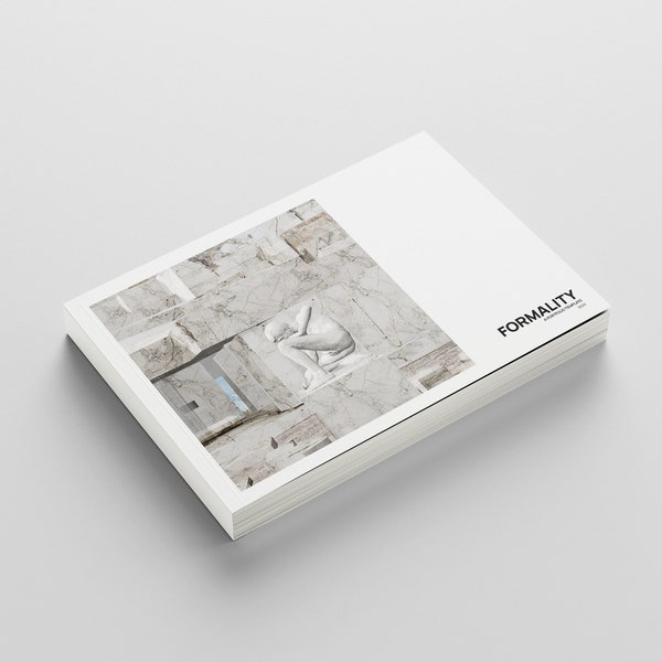 Portfolio Vorlage | Minimalistisches Layout | Architektur | Magazin | Inneneinrichtungsvorlage | Adobe InDesign | A4 | Landschaft |