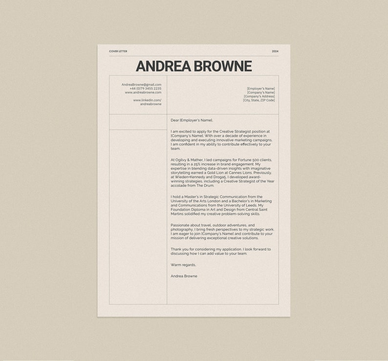 Curriculum Vitae Template CV Template - Il 794xN.6065777479 Hhhd 