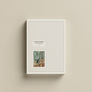 Portfolio Cover Vorlage | Minimalistisches Cover | Architektur | Magazin | Adobe InDesign | DIN A4 | Porträt |