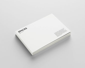 ミニマリスト ポートフォリオ テンプレート: 建築 & インテリア デザイン (A4 横長 | InDesign)