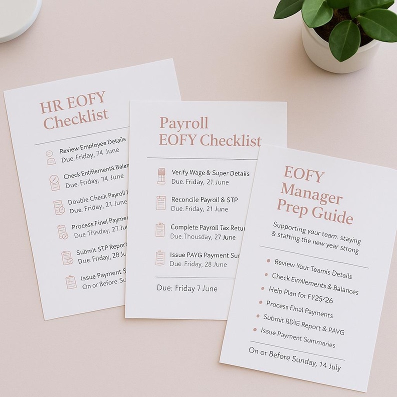 EOFY Manager Prep Guide | HR Checklist for Leaders | End of Financial ...